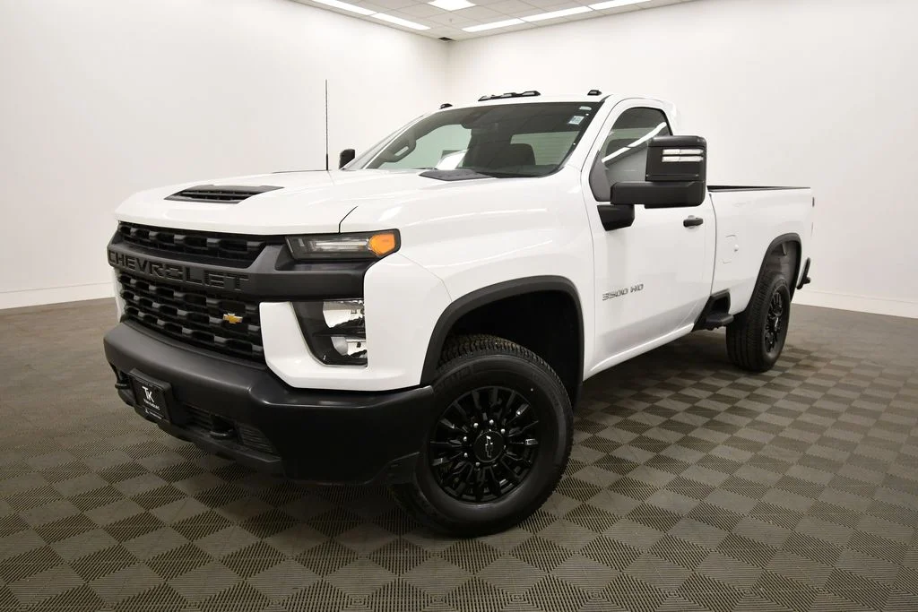 Used 2022 White Chevrolet Work Truck image 2