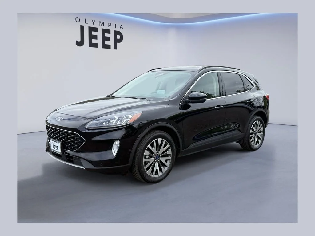Used 2020 Black Ford Titanium image 1