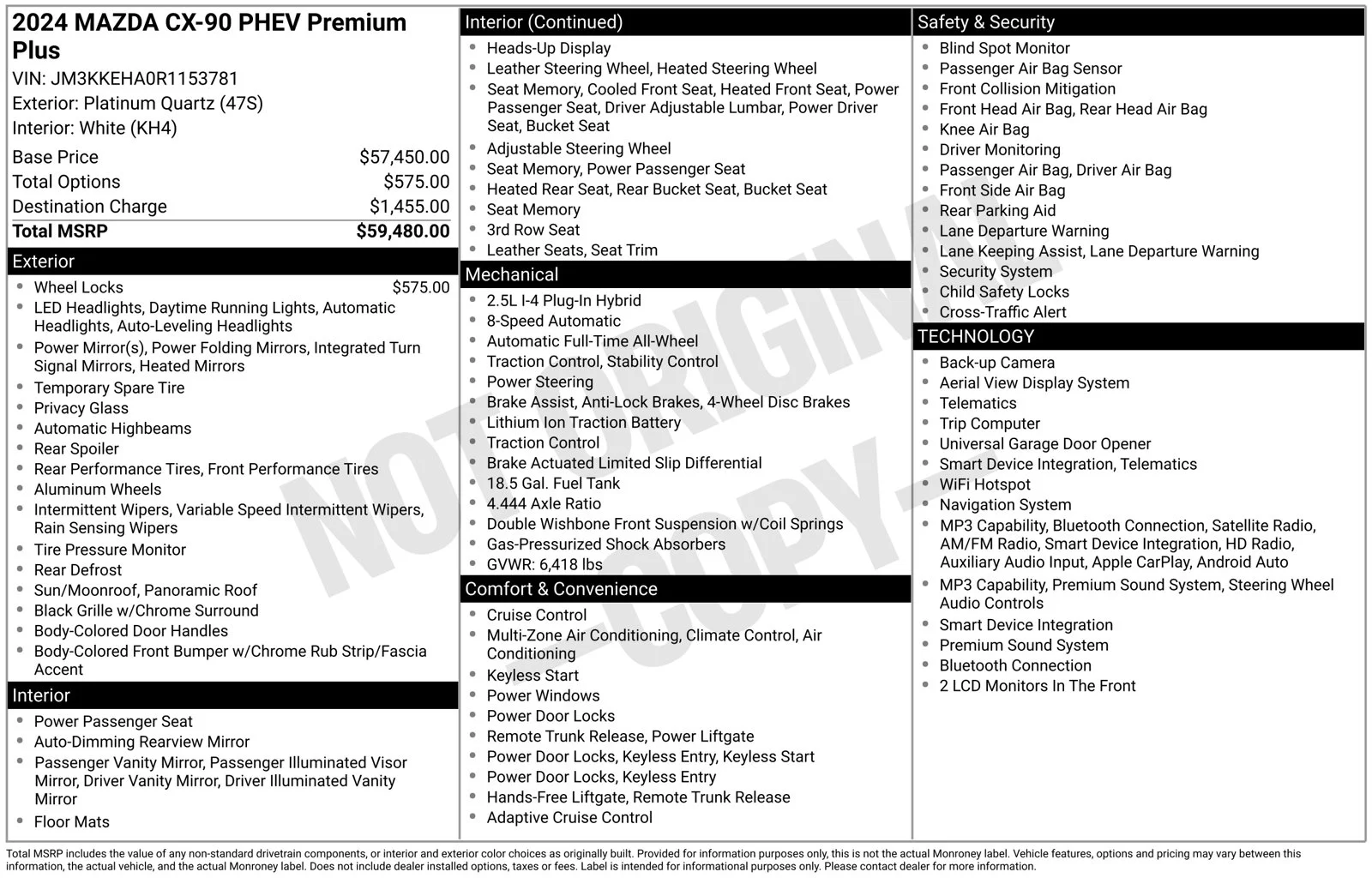 Certified Used 2024 Platinum Quartz Mazda Premium Plus image 25