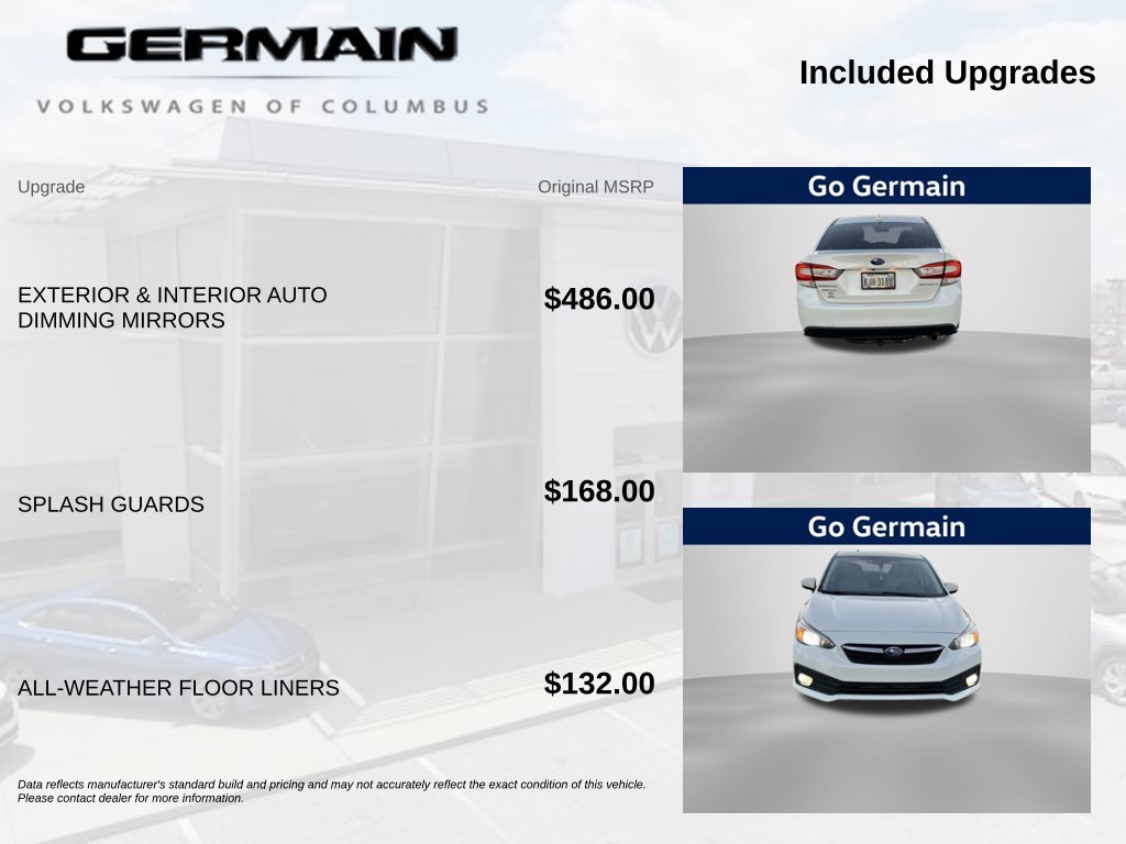 Used 2020 White Subaru Premium image 9