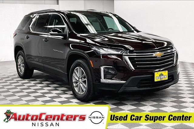 Used 2023 Black Cherry Metallic Chevrolet LT image 1