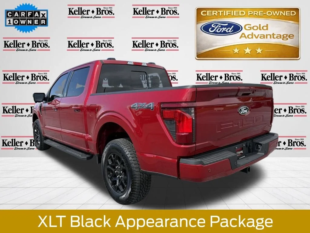 Used 2024 Rapid Red Metallic Tinted Clearcoat Ford XLT image 6