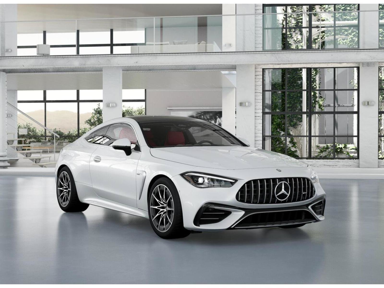 New 2027 MANUFAKTUR Moonlight White Metallic Mercedes-Benz AMG® CLE 53 4MATIC+ Coupe image 8