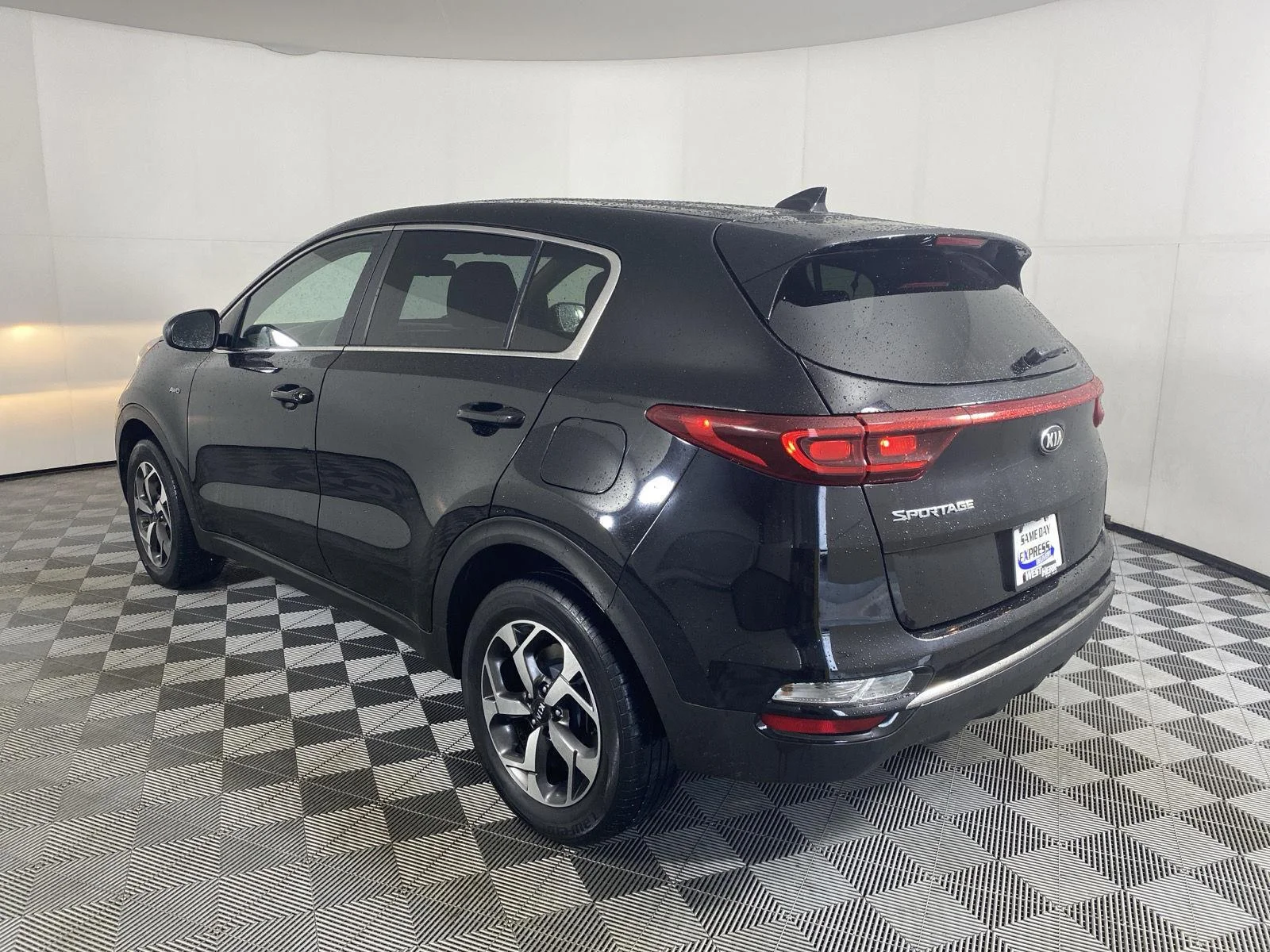 Used 2020 Black Cherry Kia LX image 7