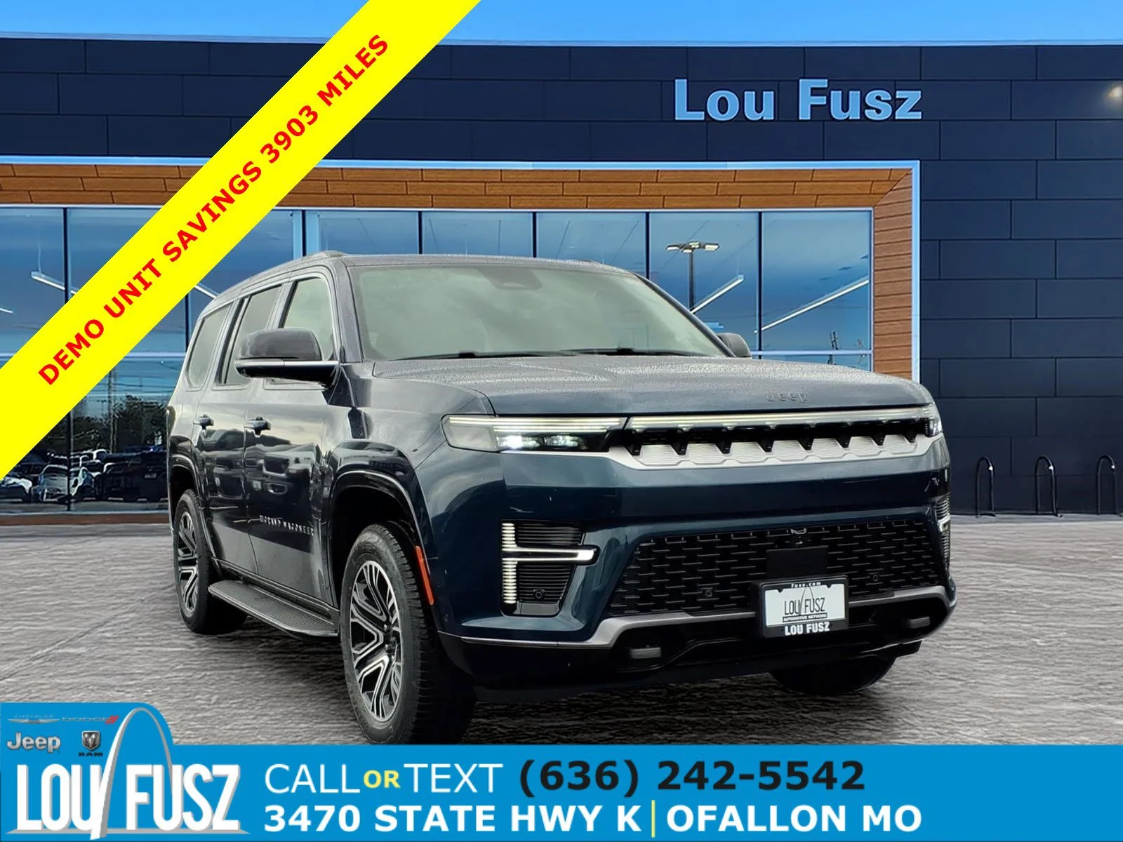 New 2026 Fathom Blue Pearlcoat Jeep  image 1