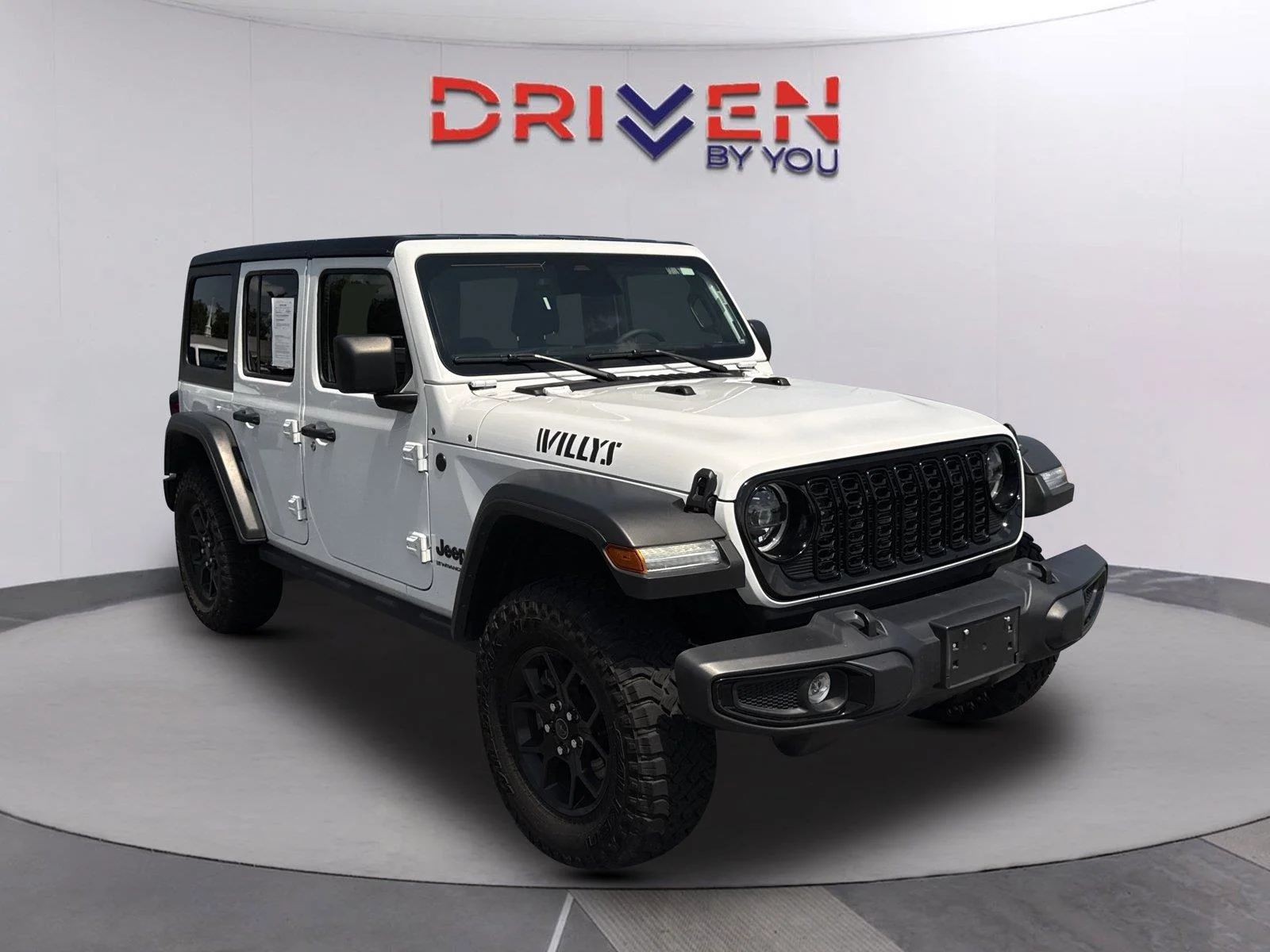 Used 2025 Bright White Clearcoat Jeep Willys image 2