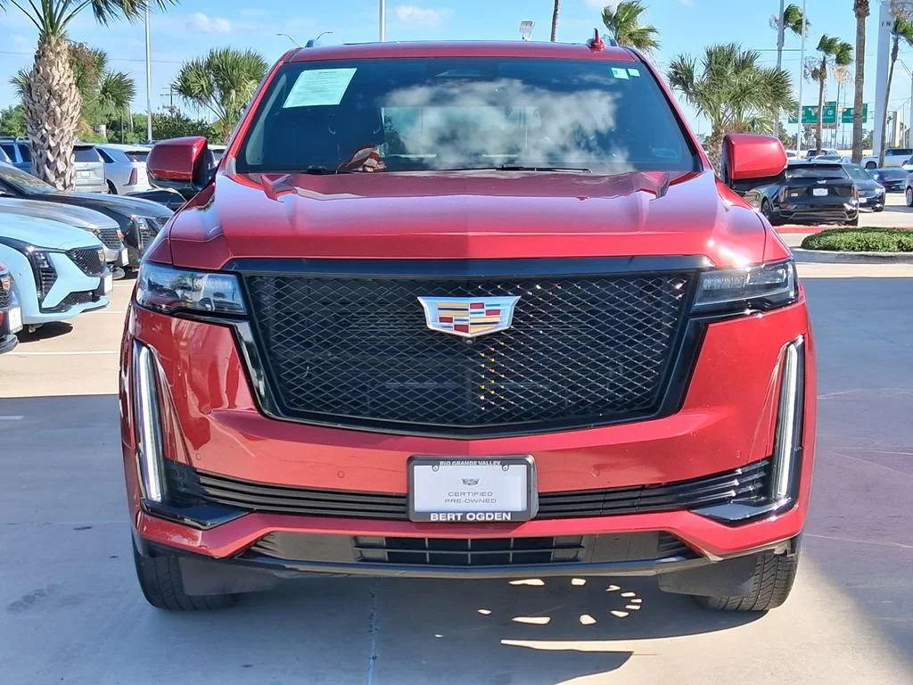 Used 2024 Radiant Red Tintcoat Cadillac Sport image 2