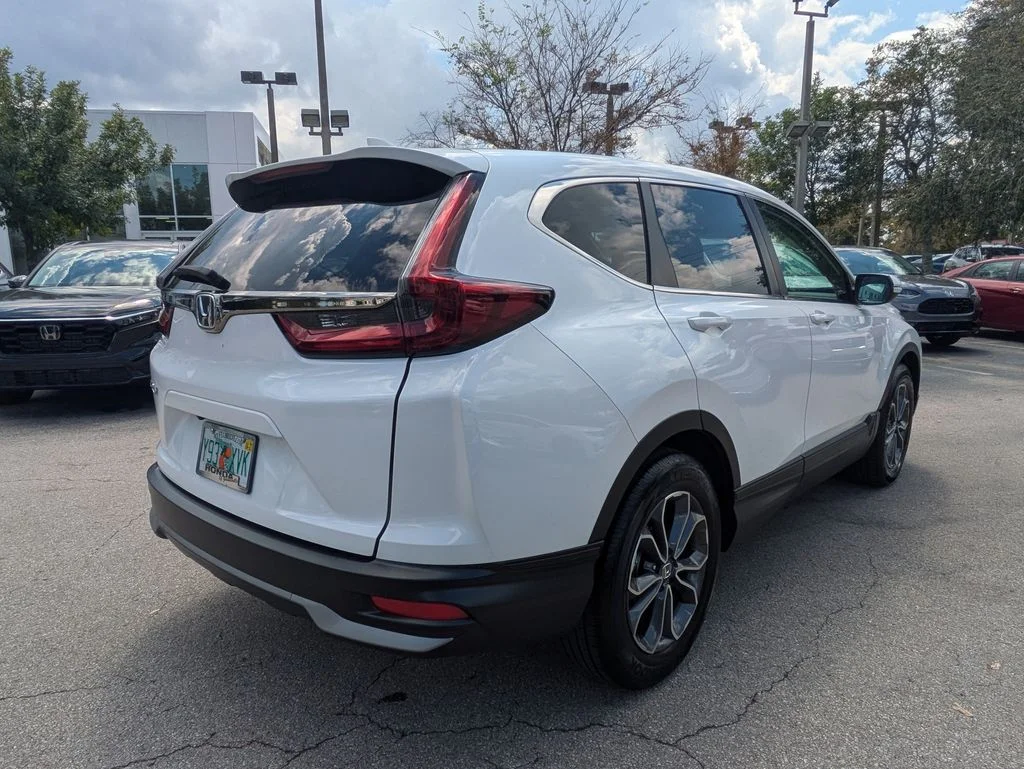 Certified Used 2022 Platinum White Pearl Honda EX image 4