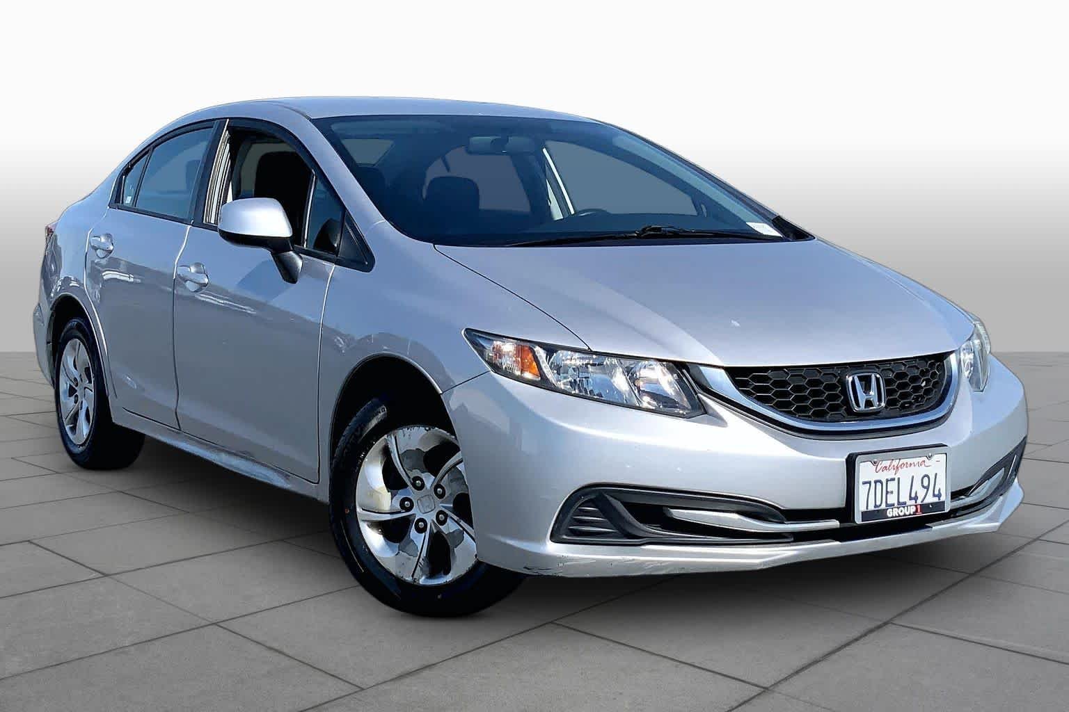 Used 2013 Honda Civic LX with VIN 19XFB2F5XDE288982 for sale in Sacramento, CA