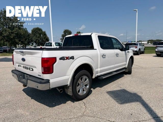 Used 2019 White Platinum Clearcoat Metallic Ford LARIAT image 5