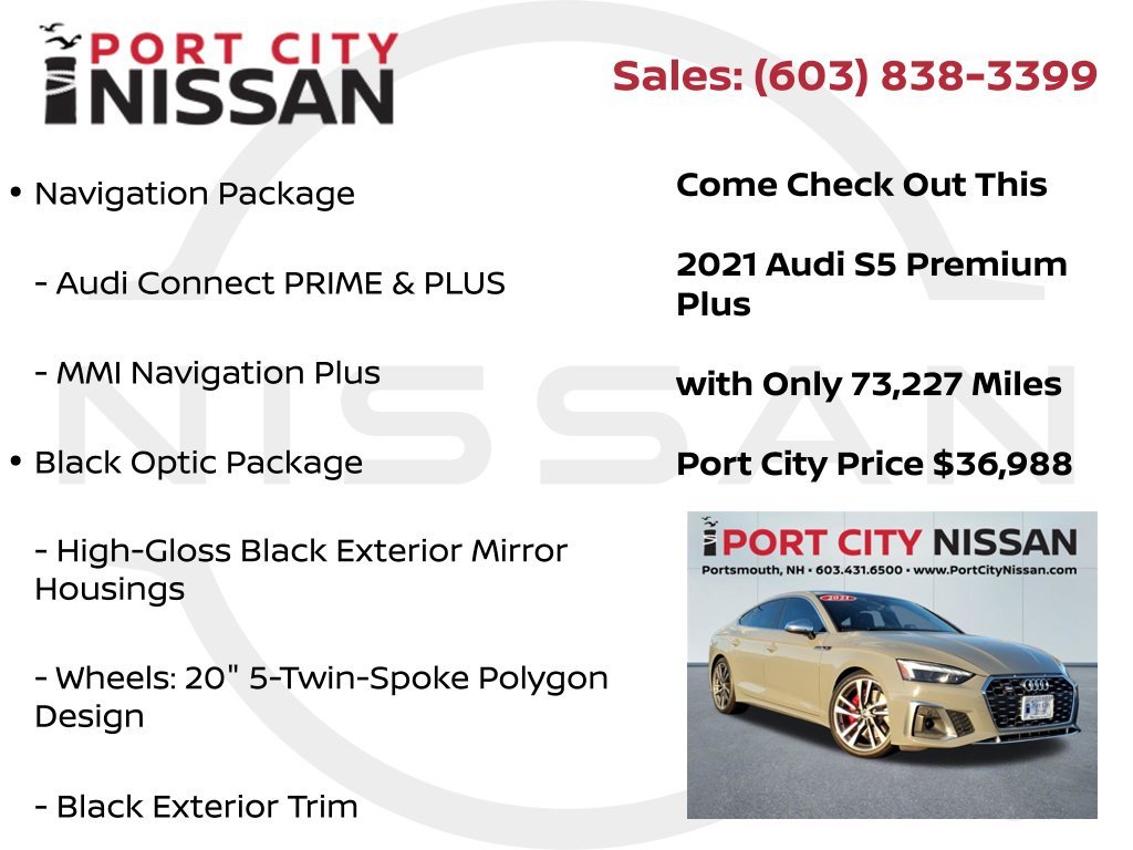 Used 2021 Quantum Gray Audi 3.0T Premium Plus w/s-sport + b&o 3d audio image 8