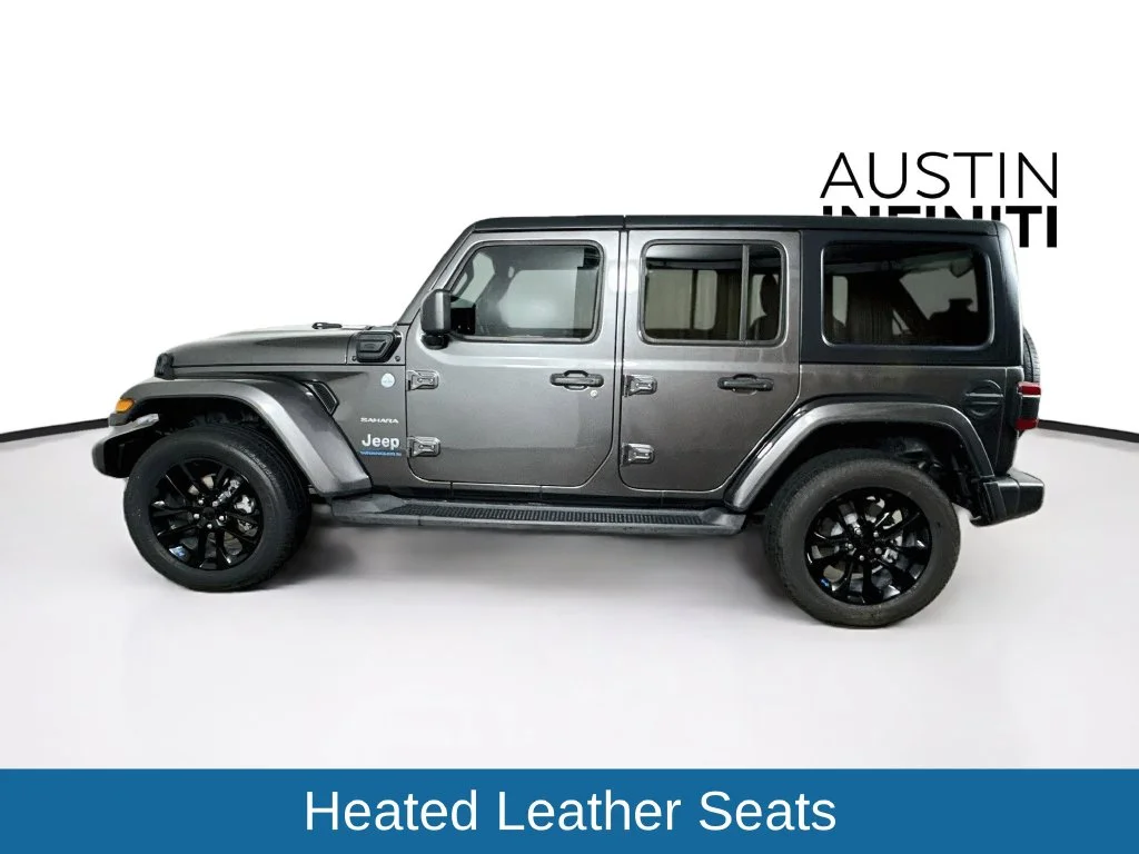 Used 2023 Gray Jeep Sahara 4xe image 4