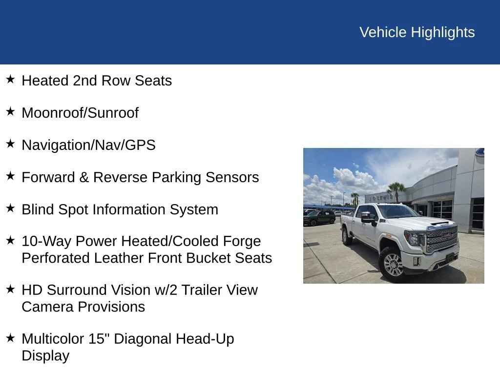 Used 2020 White Frost GMC Denali image 24