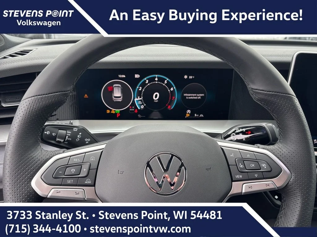 New 2026 Monterey Blue Pearl Volkswagen 2.0T SE R-Line Black image 12