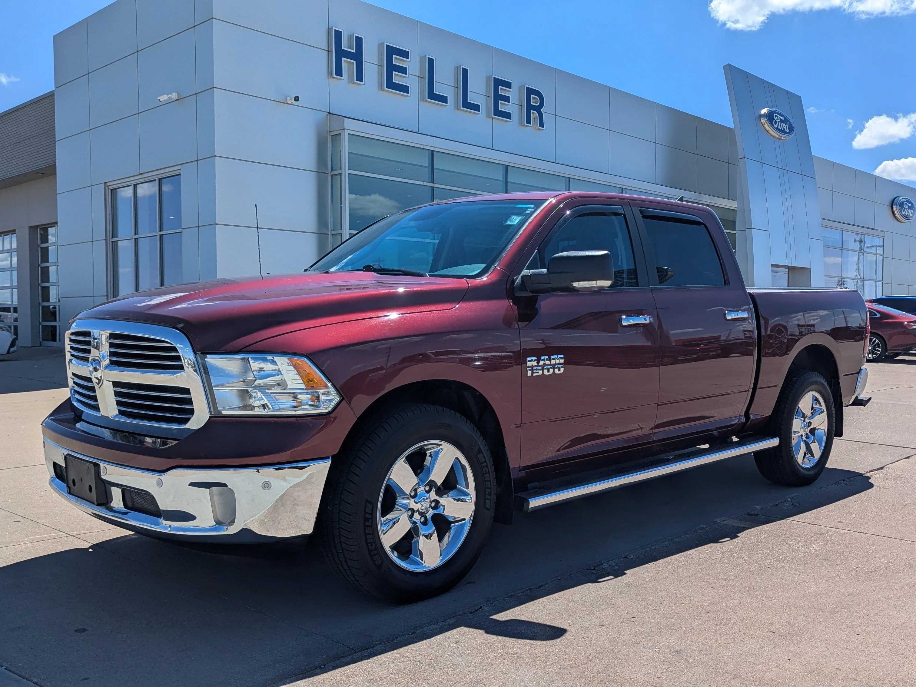 Used 2017 Delmonico Red Pearlcoat Ram Big Horn image 3