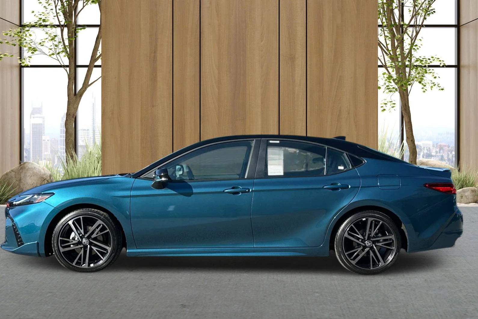 New 2026 Ocean Gem with Midnight Black Metallic roof Toyota XSE image 7
