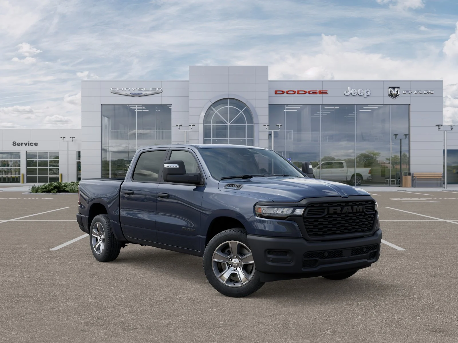 New 2025 Forged Blue Metallic Exterior Paint RAM Tradesman image 37