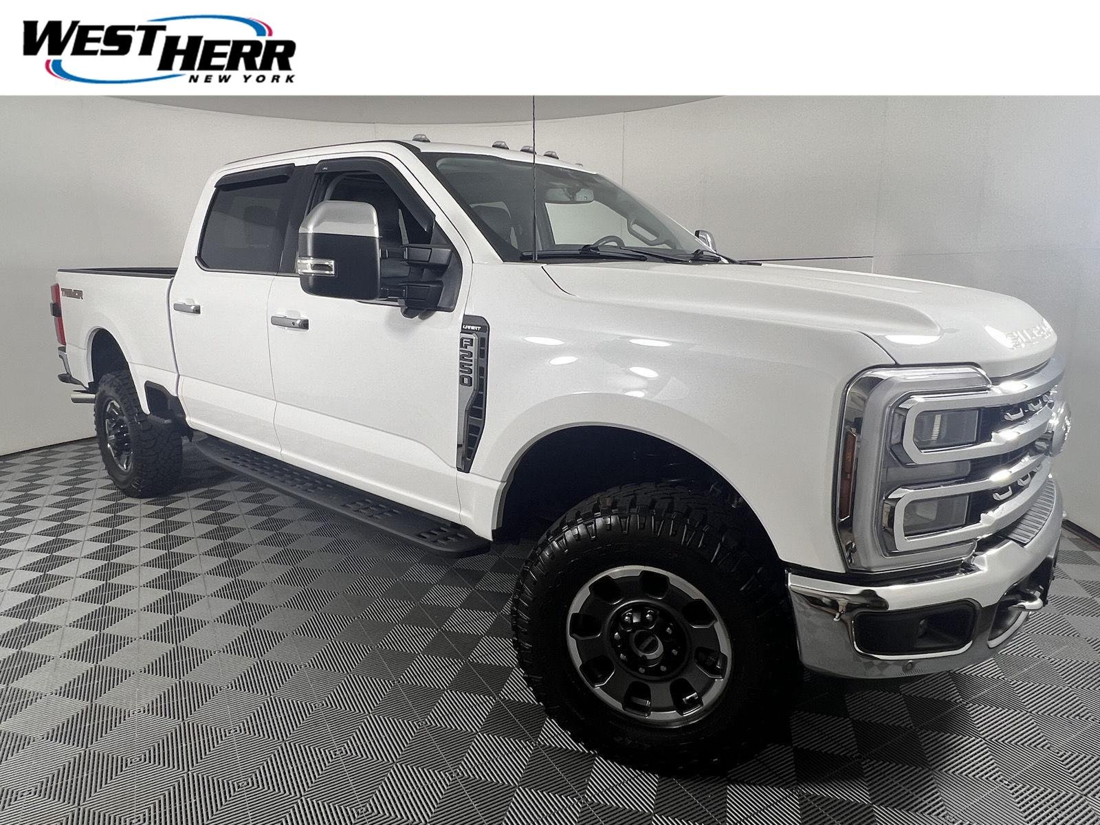 Used 2024 Star White Metallic Tri-Coat Ford LARIAT image 1
