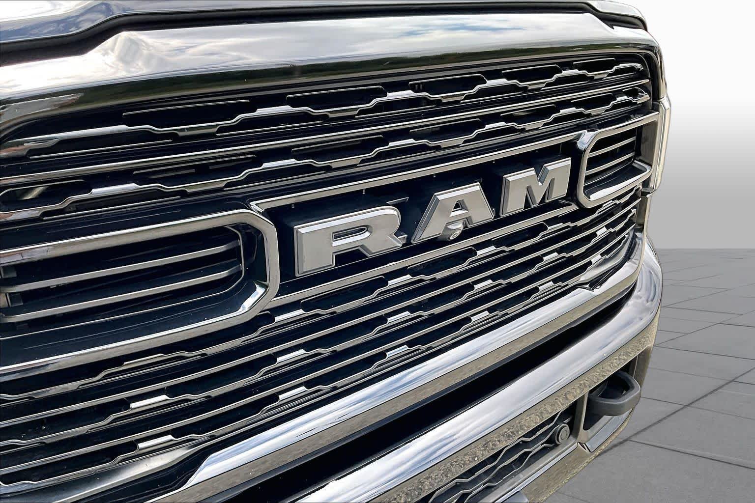 Used 2021 Diamond Black Crystal Pearlcoat Ram Limited image 32