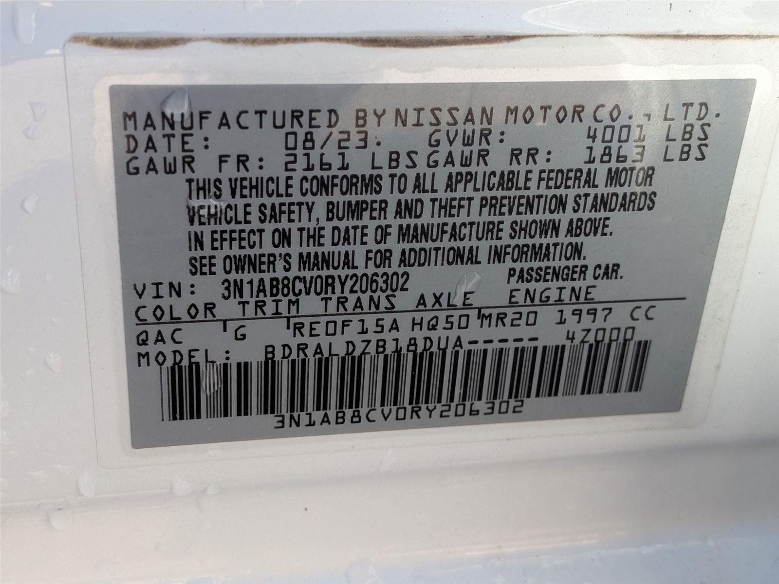 Used 2024 Aspen White Tricoat Nissan SV image 38