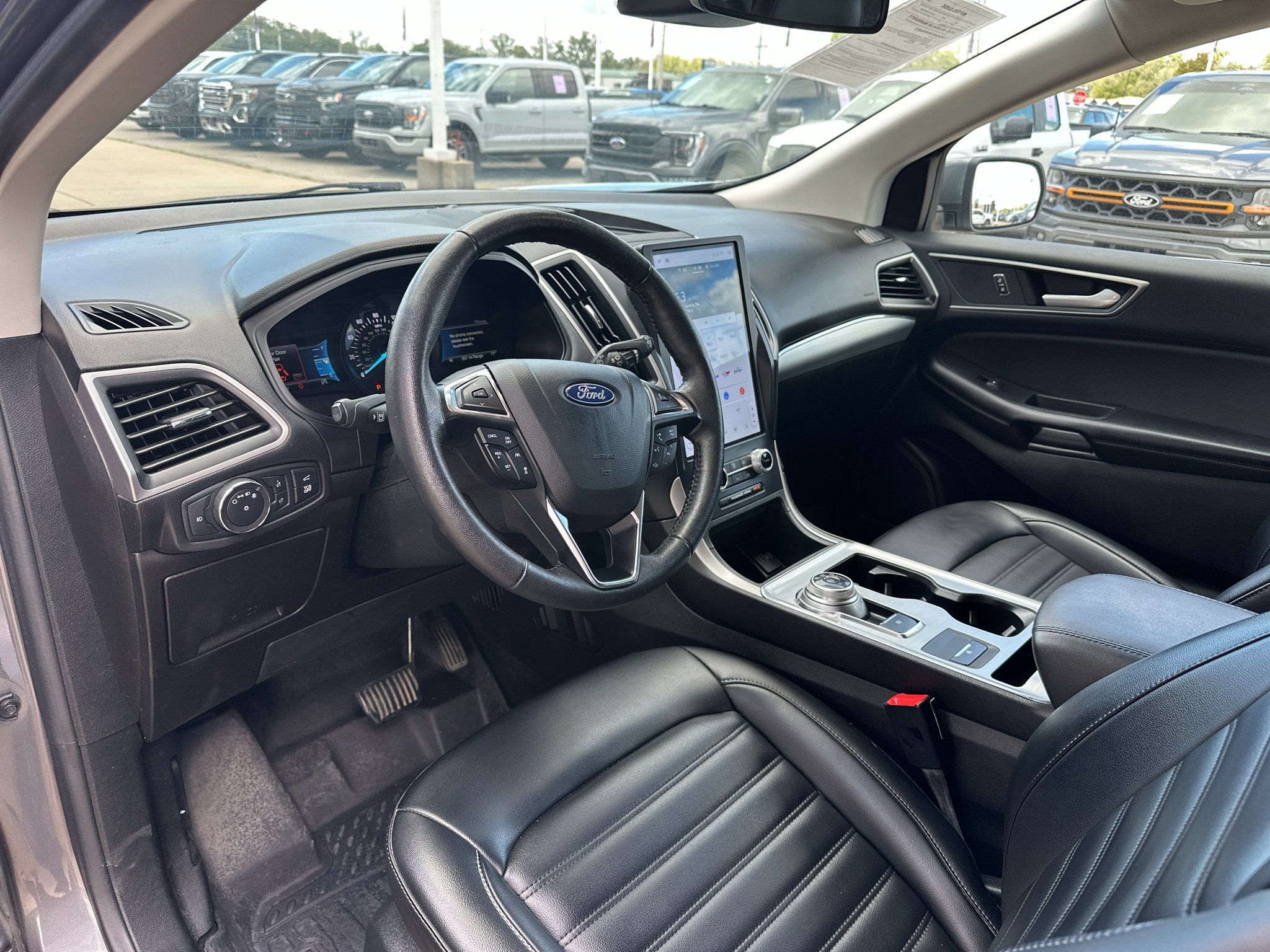 Used 2022 Carbonized Gray Metallic Ford SEL image 2