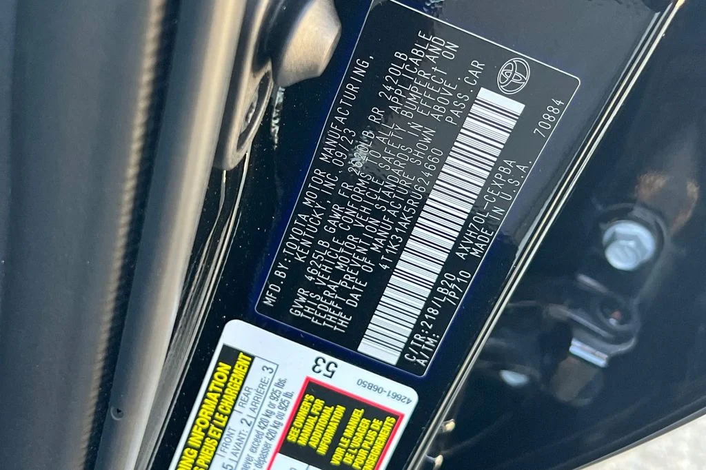 Certified Used 2024 Black Toyota XSE image 30