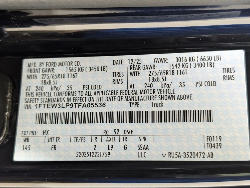New 2026 Antimatter Blue Metallic Ford XLT image 26