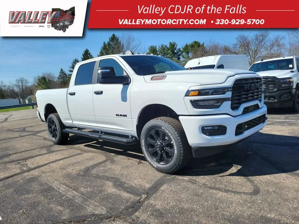 New 2026 Bright White Clear-Coat Exterior Paint RAM Big Horn image 1