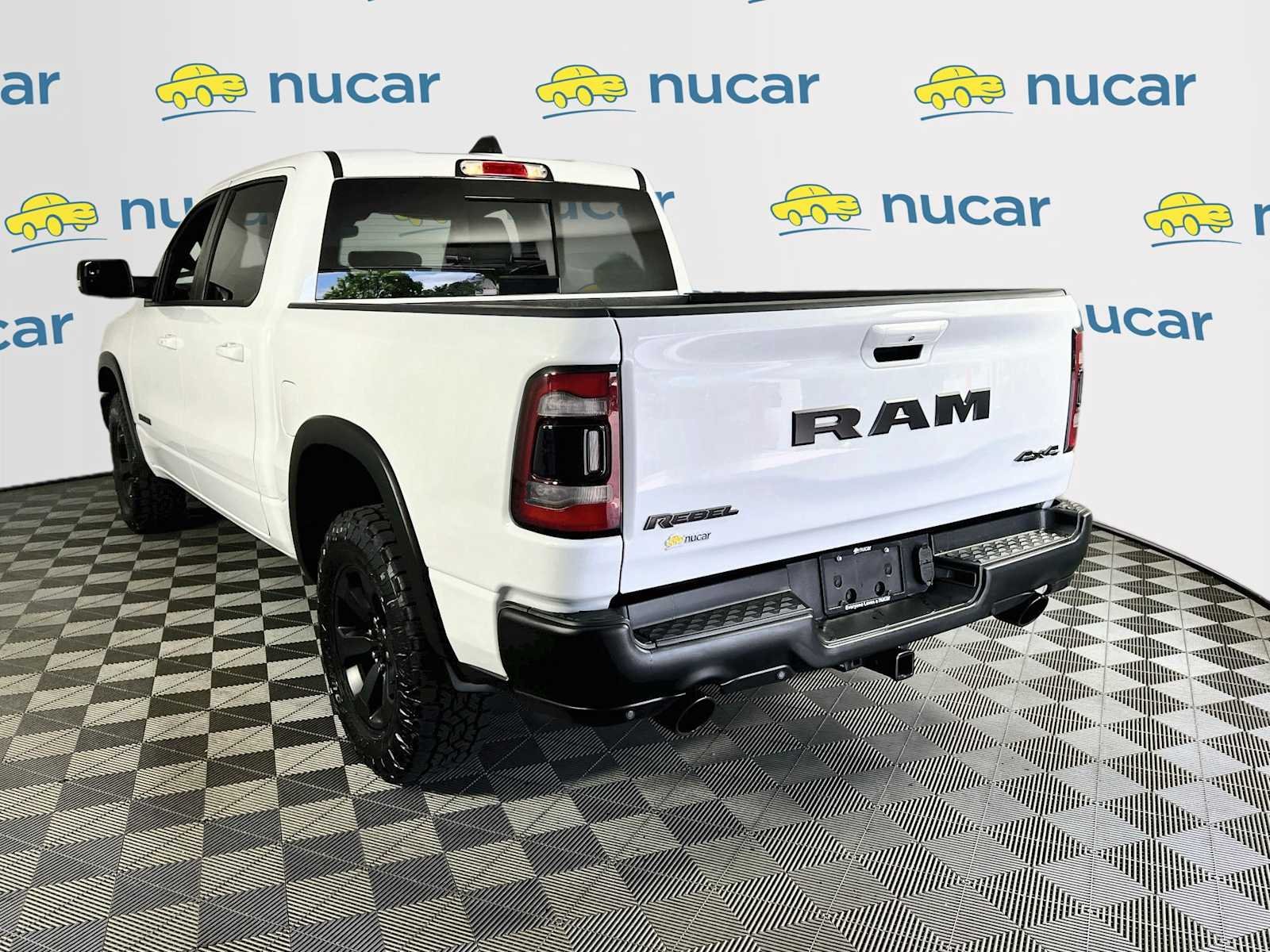 Used 2021 Bright White Clearcoat Ram Rebel image 5