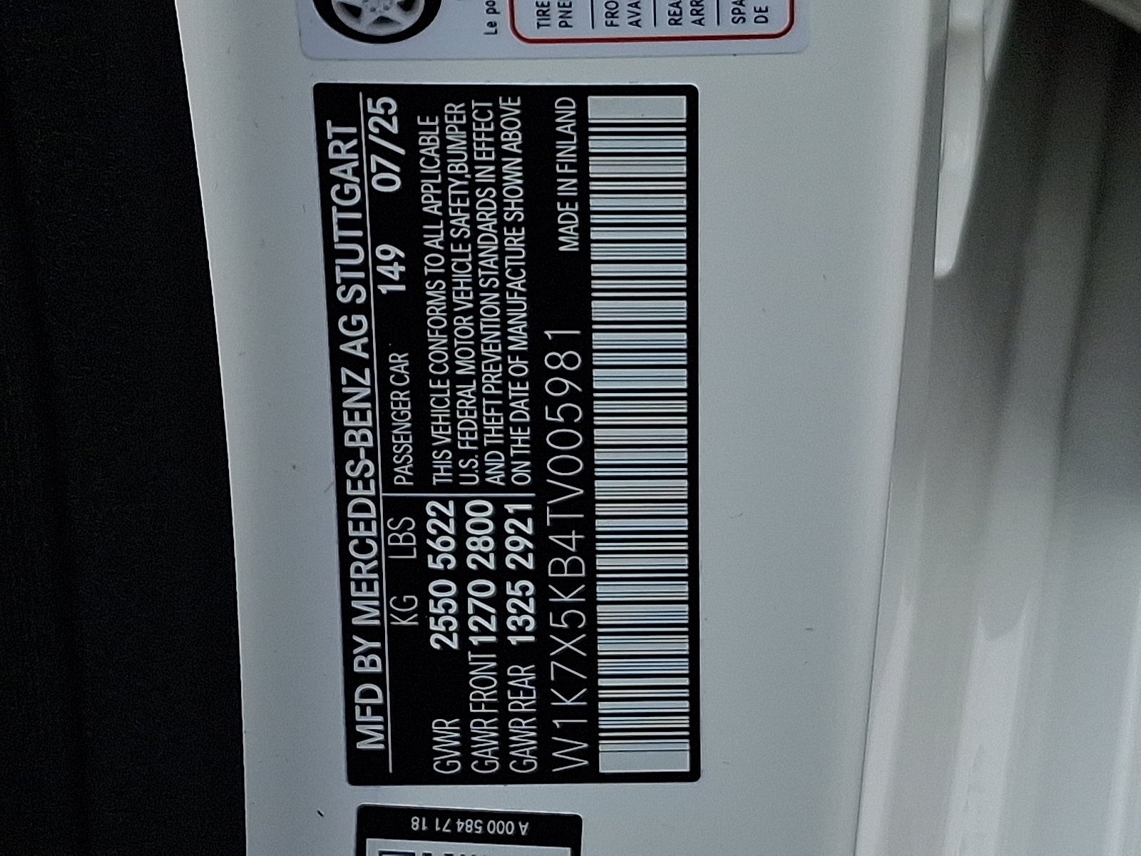Certified Used 2026 Polar White   149 Mercedes-Benz AMG® GT 43 image 29