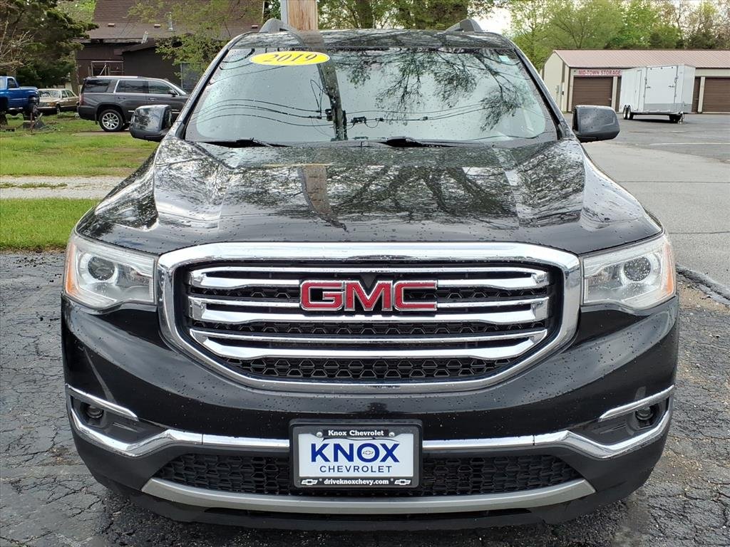 Used 2019 GMC Acadia SLT-1 with VIN 1GKKNULSXKZ245972 for sale in Knox, IN