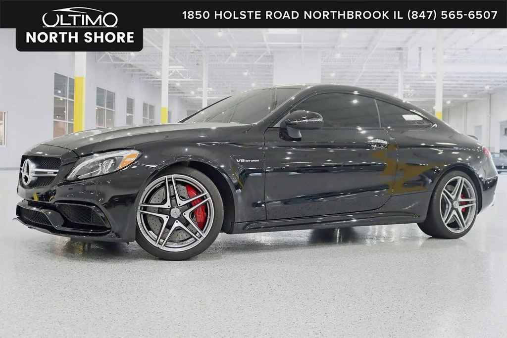 Used 2018 Black Mercedes-Benz C 63 S AMG® image 1