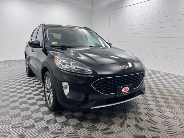 Used 2022 Black Ford Titanium image 1