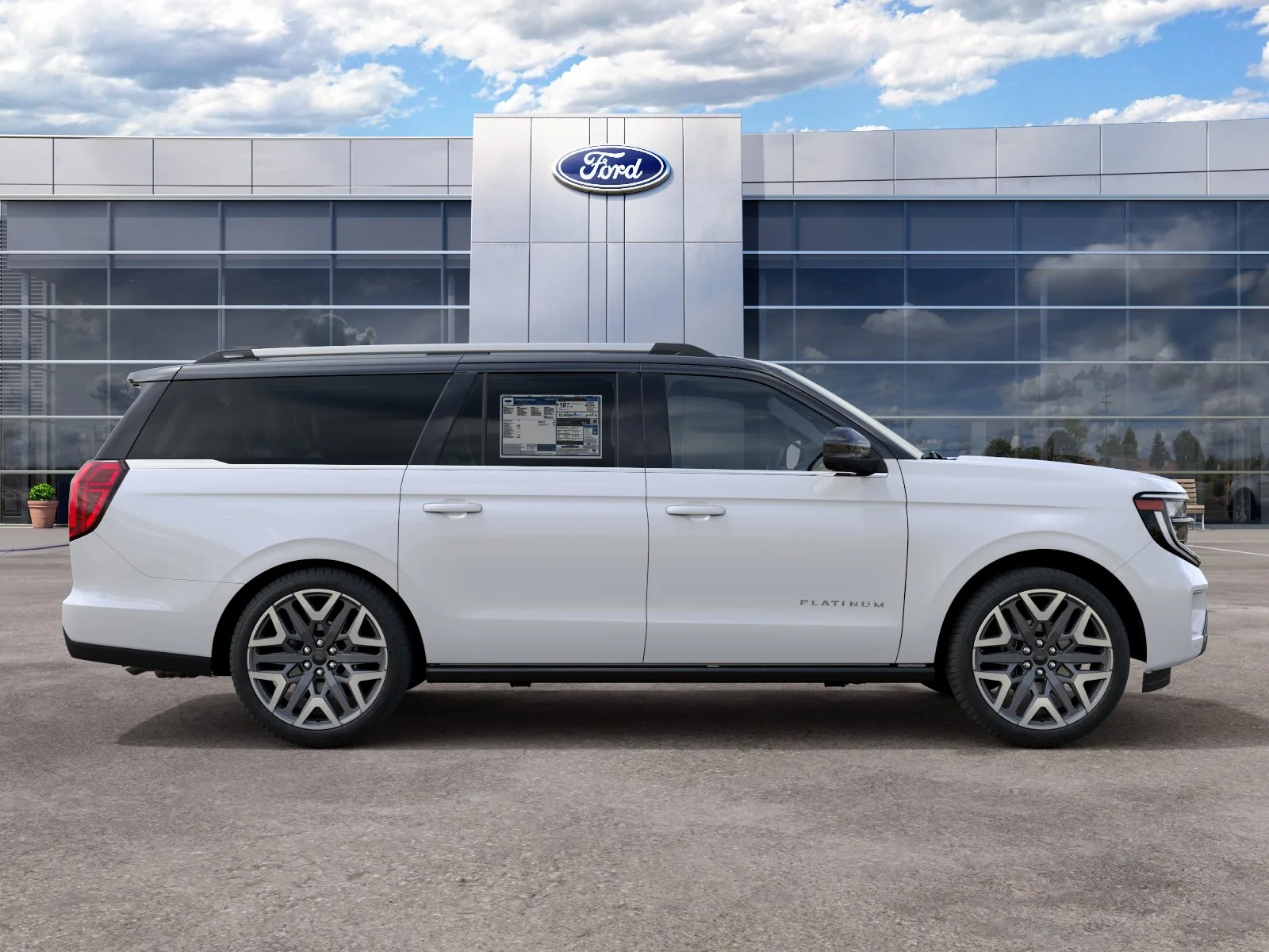 New 2027 Star White Metallic Tri-Coat Ford Platinum image 30