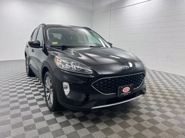 Used 2022 Black Ford Titanium image 1
