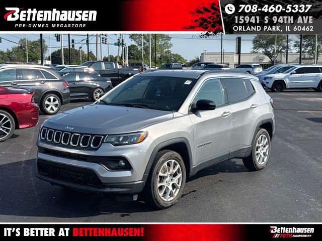 Certified Used 2023 Silver Jeep Latitude Lux image 1