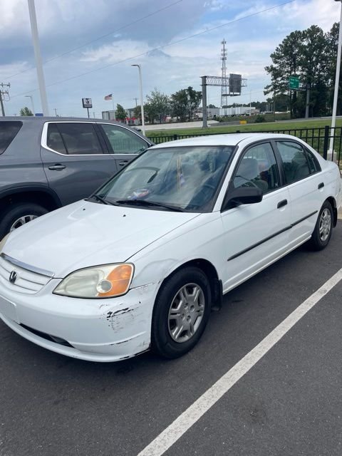 Used 2001 Honda Civic DX with VIN 2HGES16251H589558 for sale in Spartanburg, SC