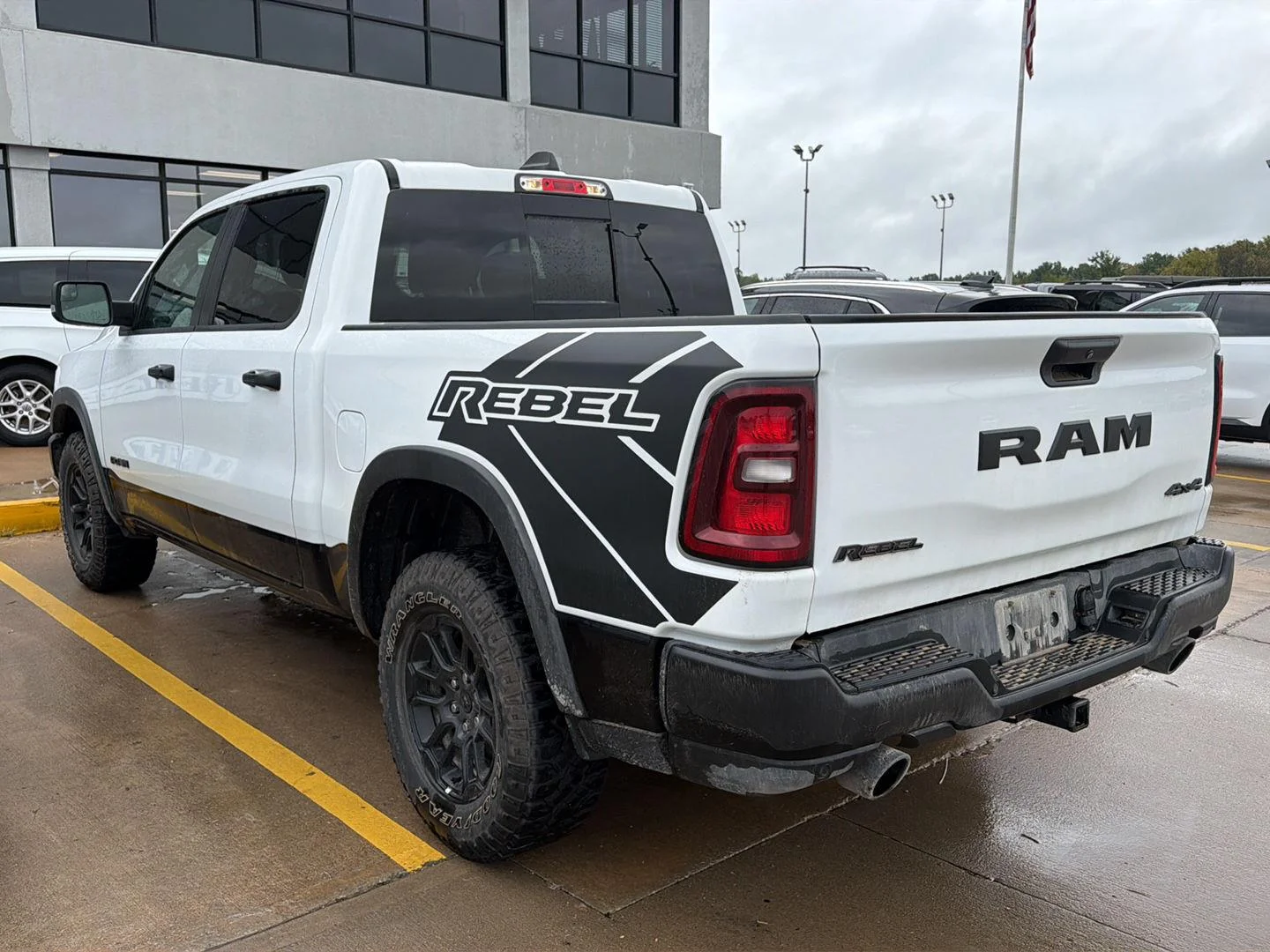 Used 2026 Bright White Clearcoat Ram Rebel image 5