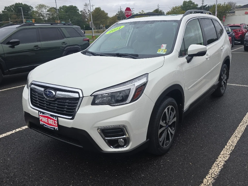 Used 2021 White Subaru Limited image 1
