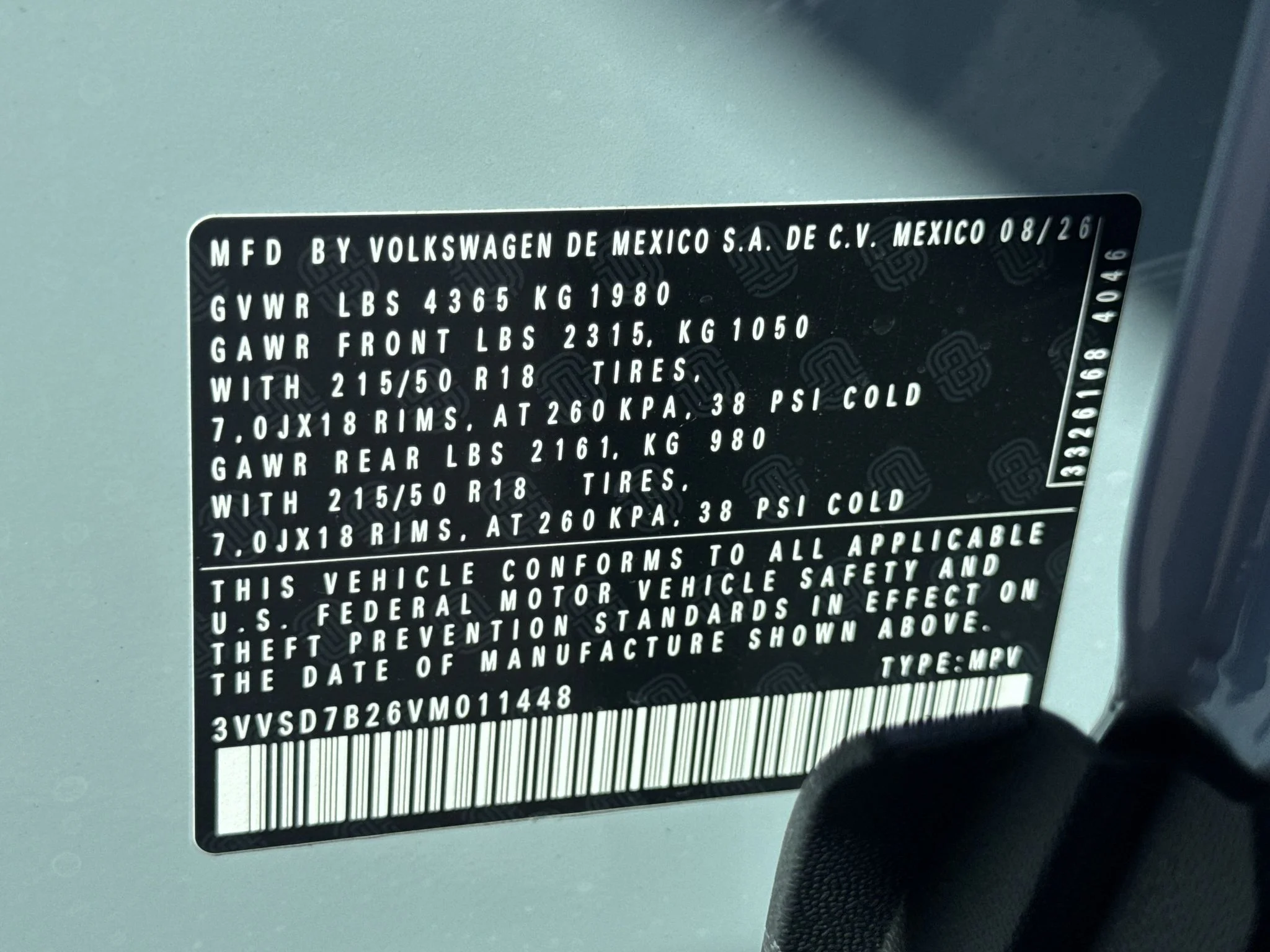New 2027 Monument Gray Volkswagen SE image 34