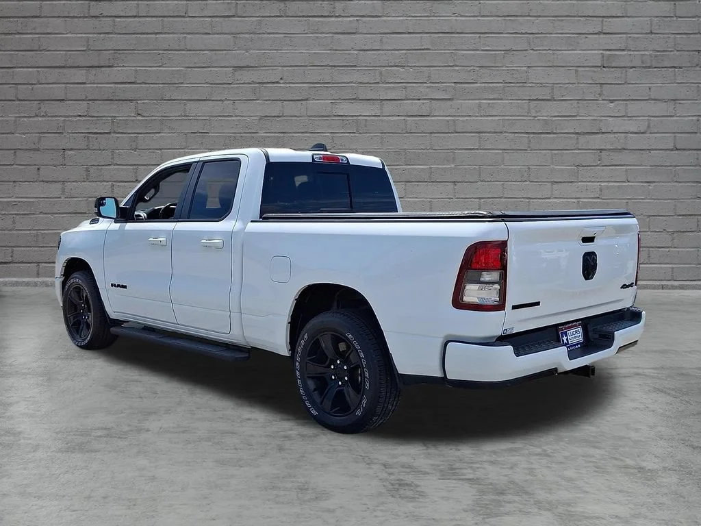Used 2022 Bright White Clearcoat Ram Big Horn image 8
