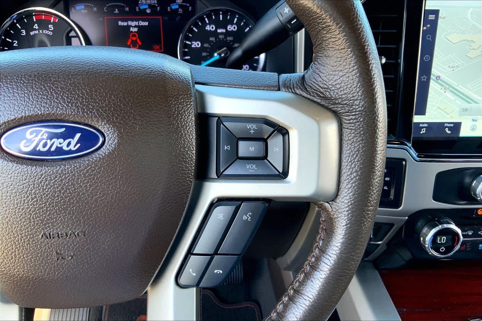 Used 2022 Agate Black/Stone Gray Ford King Ranch image 23