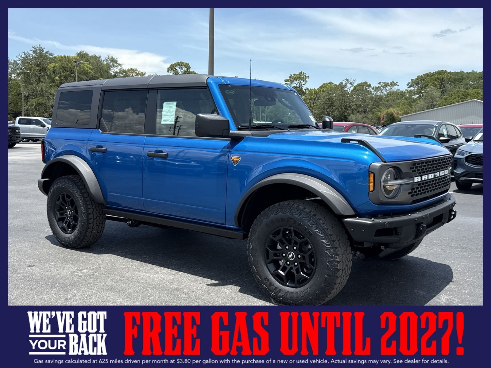New 2026 Velocity Blue Metallic Ford Badlands image 2