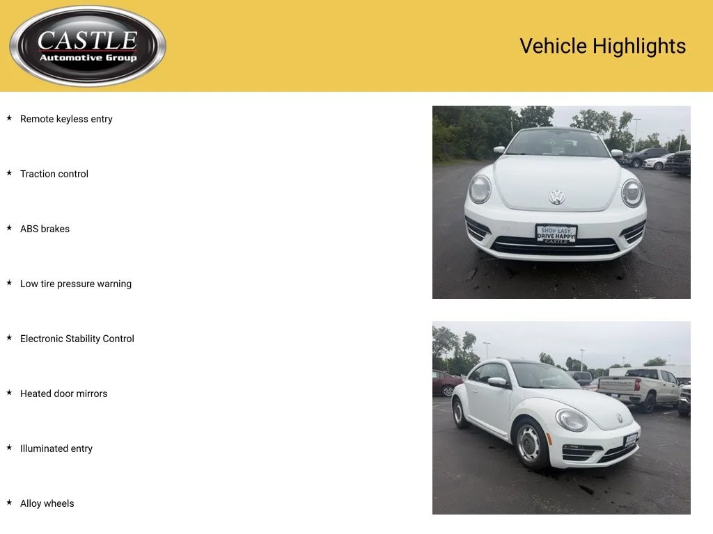 Used 2018 White Volkswagen 2.0T S image 3