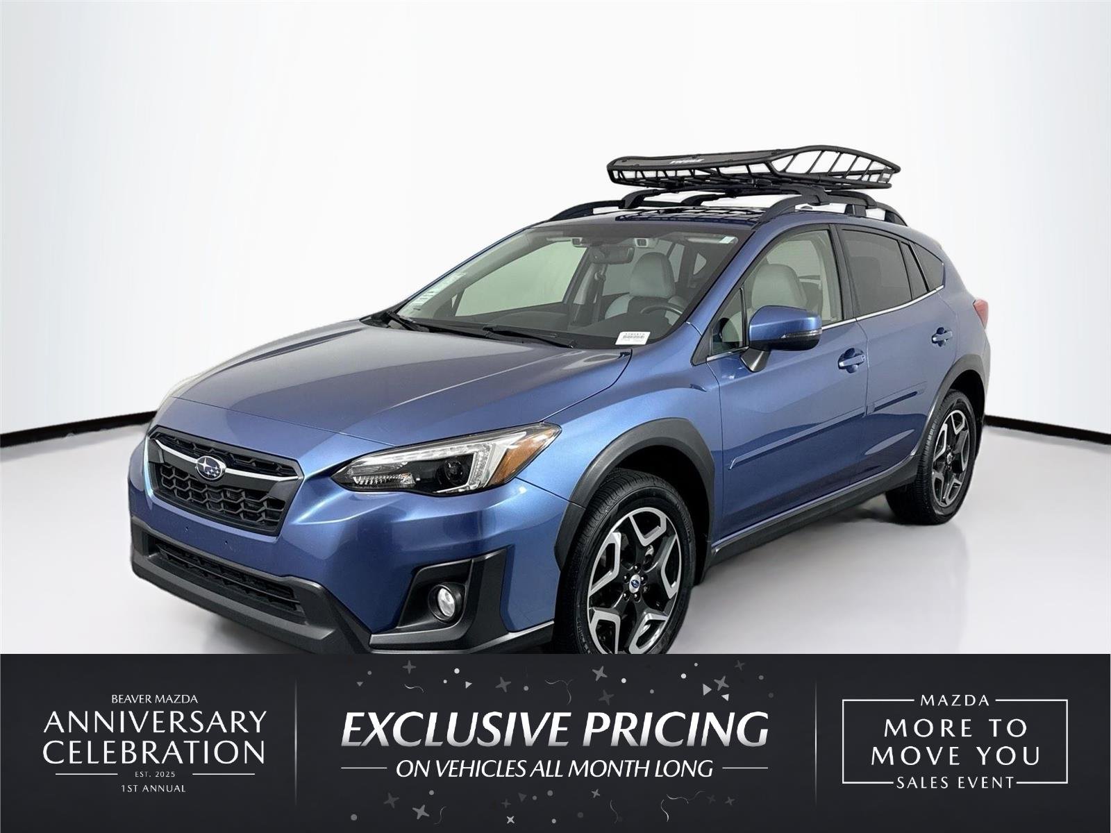 Used 2018 Quartz Blue Pearl Subaru Limited image 1