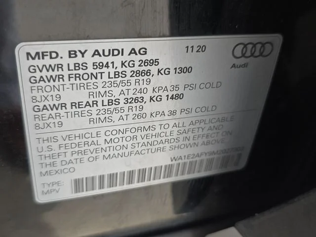 Used 2021 Black Audi 55 Premium image 39