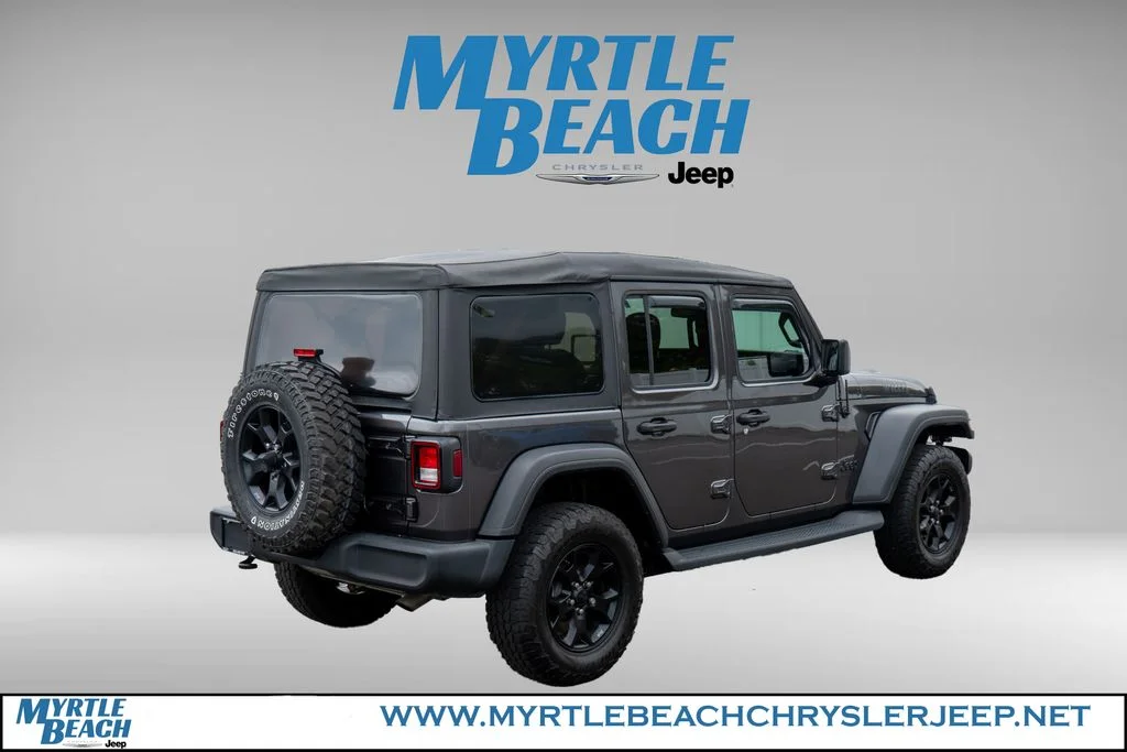 Certified Used 2021 Crystal Metallic Jeep Unlimited Willys image 6