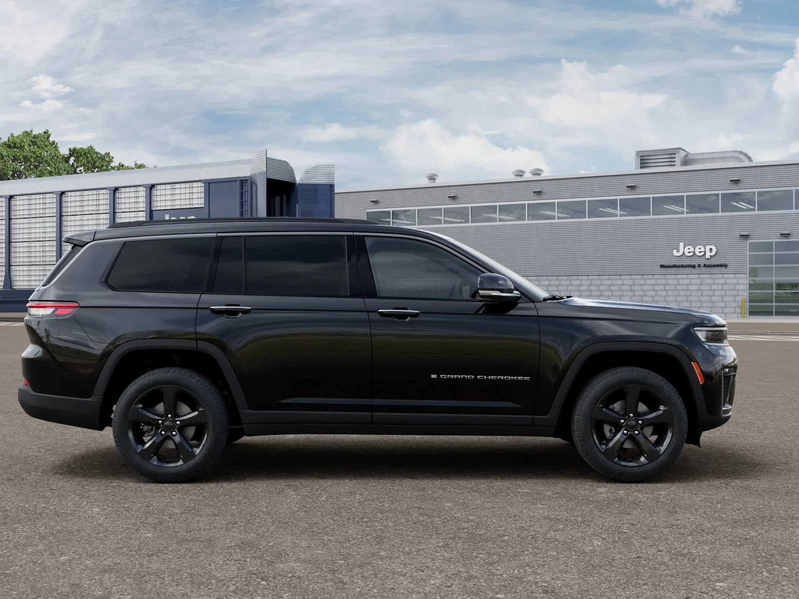 New 2026 Diamond Black Crystal Pearl-Coat Exterior Paint Jeep Limited image 12