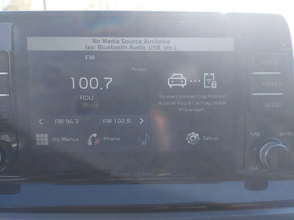 Used 2021 Blue Kia LX image 22