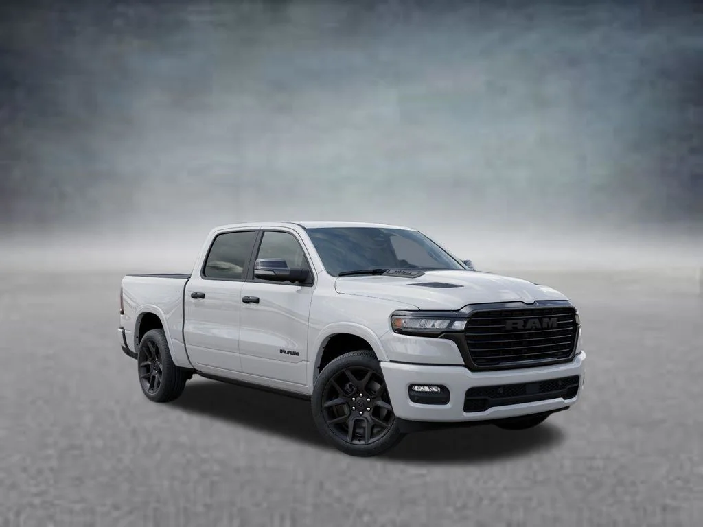 New 2026 Bright White Clear-Coat Exterior Paint RAM Laramie image 5